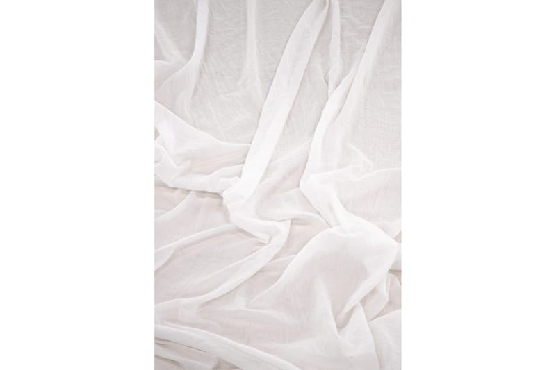 Verho Elena 135x240 cm - Valkoinen - Kodintekstiilit & matot - Verhot - Sivuverho - Verho nauhakujalla