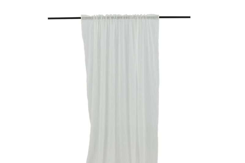 Verho Elena 135x240 cm - Valkoinen - Kodintekstiilit & matot - Verhot
 - Sivuverho - Verho nauhakujalla