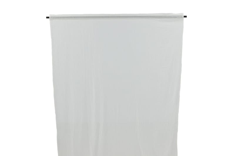 Verho Elena 135x240 cm - Valkoinen - Kodintekstiilit & matot - Verhot - Sivuverho - Verho nauhakujalla