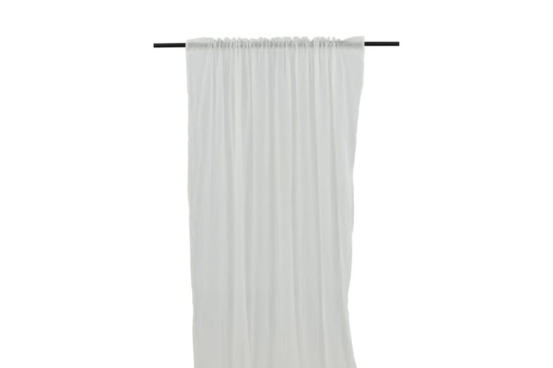 Verho Elena 135x240 cm - Valkoinen - Kodintekstiilit & matot - Verhot - Sivuverho - Verho nauhakujalla