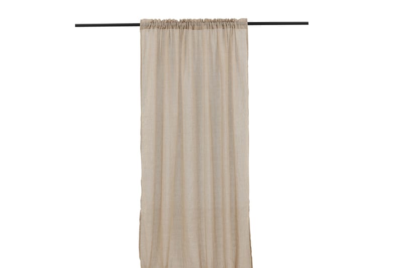 Verho Elena 135x290 cm - Beige - Kodintekstiilit & matot - Verhot
 - Sivuverho - Verho nauhakujalla