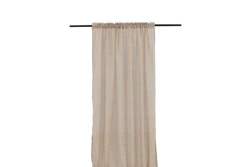 Verho Elena 135x290 cm - Beige - Kodintekstiilit & matot - Verhot
 - Sivuverho - Verho nauhakujalla