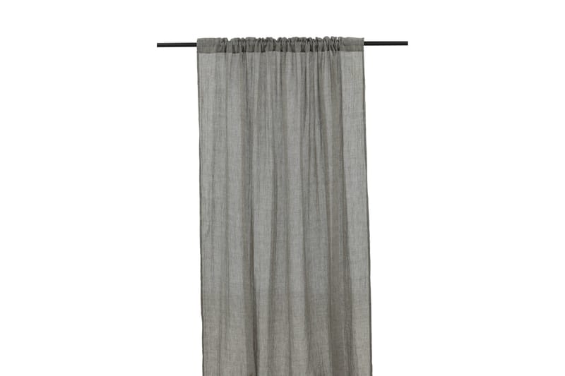 Verho Elena 135x290 cm - Harmaa - Kodintekstiilit & matot - Verhot - Sivuverho - Verho nauhakujalla