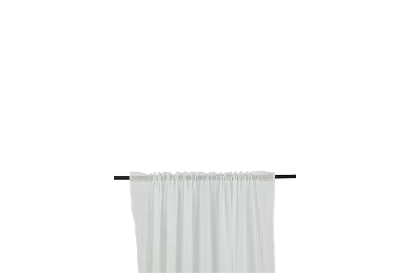 Verho Elena 135x290 cm - Valkoinen - Kodintekstiilit & matot - Verhot
 - Sivuverho - Verho nauhakujalla