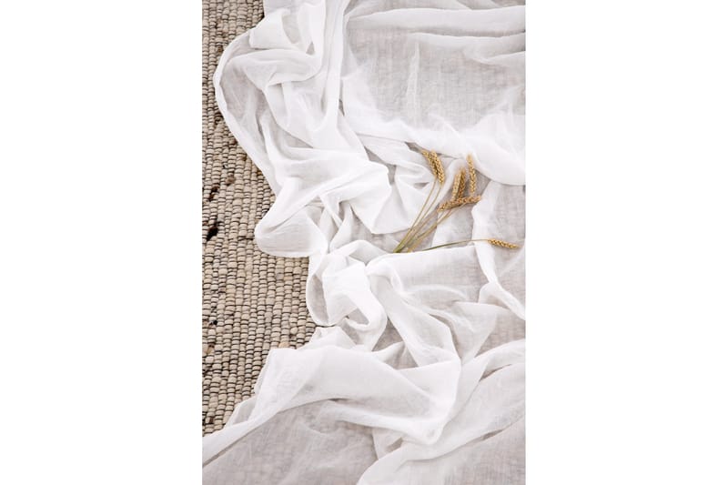 Verho Elena 135x290 cm - Valkoinen - Kodintekstiilit & matot - Verhot
 - Sivuverho - Verho nauhakujalla