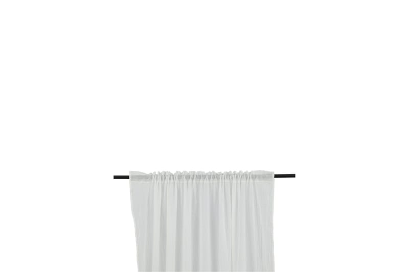 Verho Elena 135x290 cm - Valkoinen - Kodintekstiilit & matot - Verhot - Sivuverho - Verho nauhakujalla