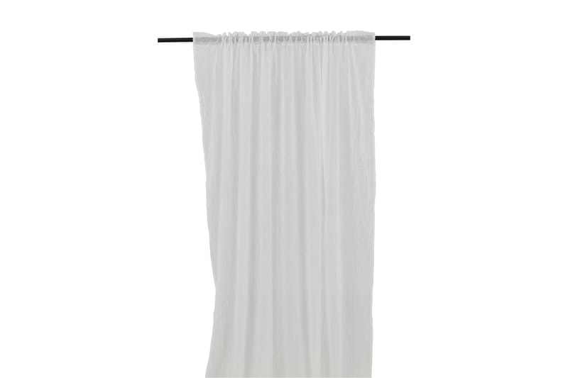 Verho Elena 135x290 cm - Valkoinen - Kodintekstiilit & matot - Verhot
 - Sivuverho - Verho nauhakujalla