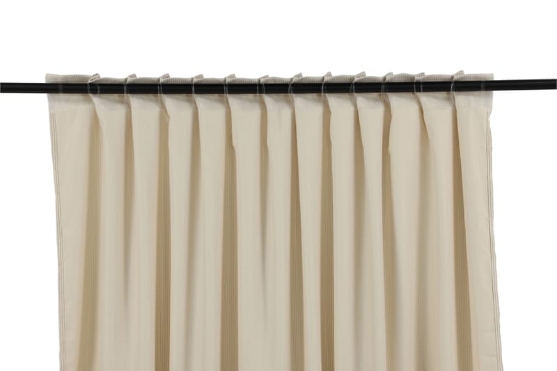 Verho Elma 140x240 cm - Beige - Kodintekstiilit & matot - Verhot - Sivuverho - Verho nauhakujalla