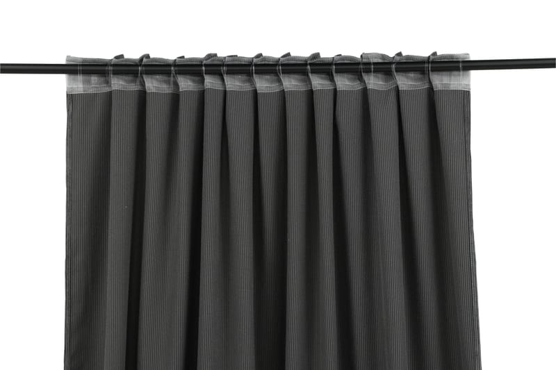 Verho Elma 140x290 cm - Harmaa - Kodintekstiilit & matot - Verhot - Sivuverho - Verho nauhakujalla