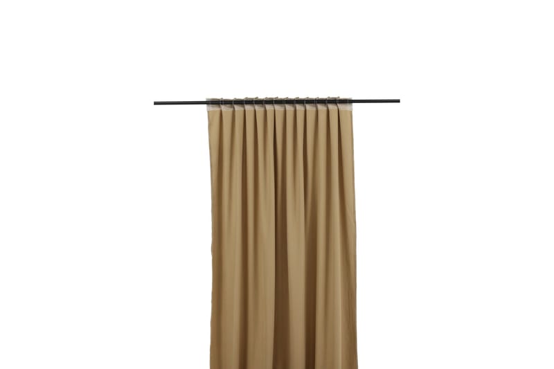Verho Elma 140x290 cm - Ruskea - Kodintekstiilit & matot - Verhot - Sivuverho - Verho nauhakujalla