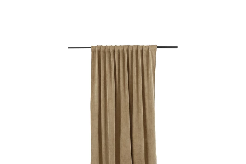 Verho Elma 140x290 cm - Ruskea - Kodintekstiilit & matot - Verhot - Sivuverho - Verho nauhakujalla