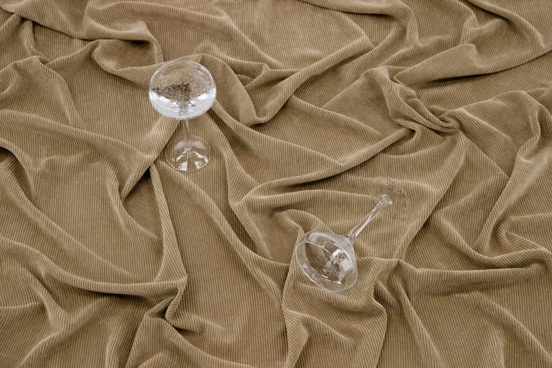 Verho Elma 140x290 cm - Ruskea - Kodintekstiilit & matot - Verhot - Sivuverho - Verho nauhakujalla