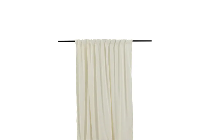 Verho Elma 140x290 cm - Valkoinen - Kodintekstiilit & matot - Verhot - Sivuverho - Verho nauhakujalla