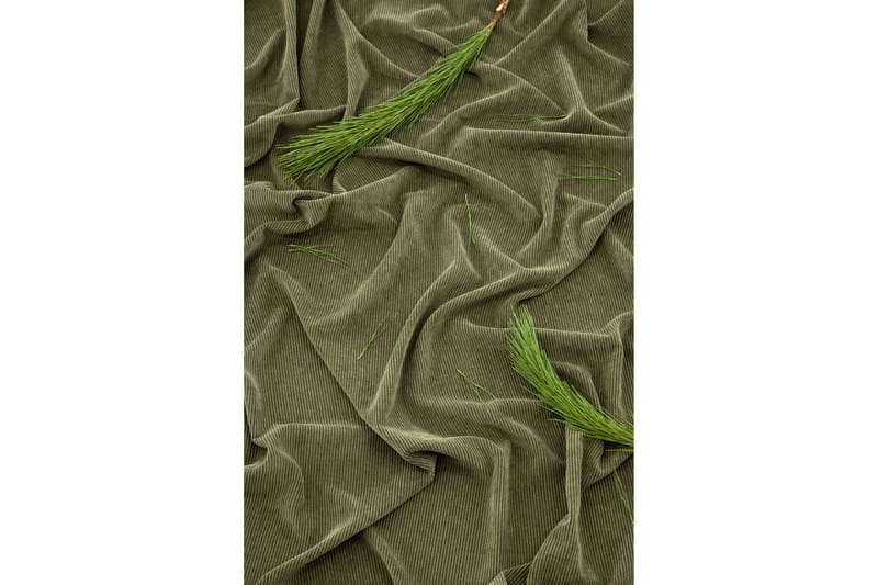 Verho Elma 140x290 cm - Vihreä - Kodintekstiilit & matot - Verhot
 - Sivuverho - Verho nauhakujalla