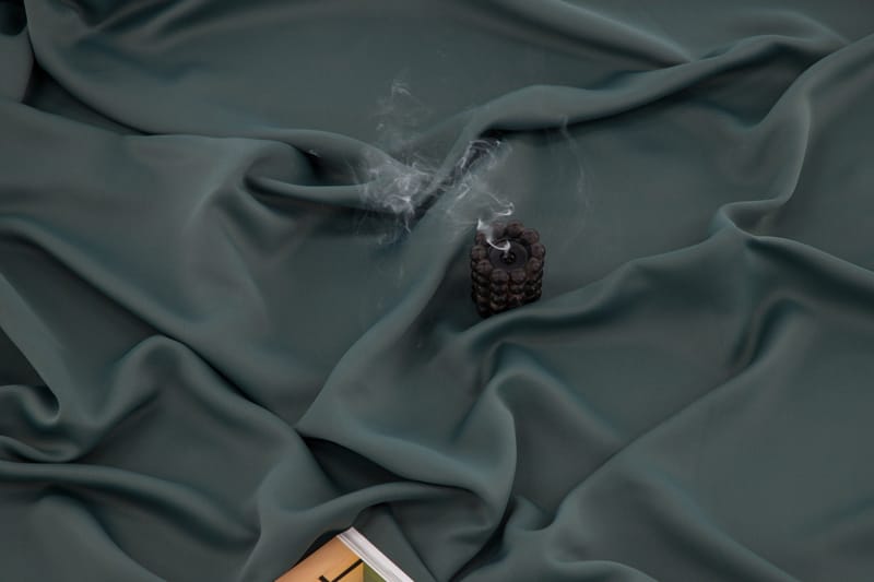 Verho Evelyn 135x240 cm - Sininen - Kodintekstiilit & matot - Verhot - Sivuverho - Verho nauhakujalla