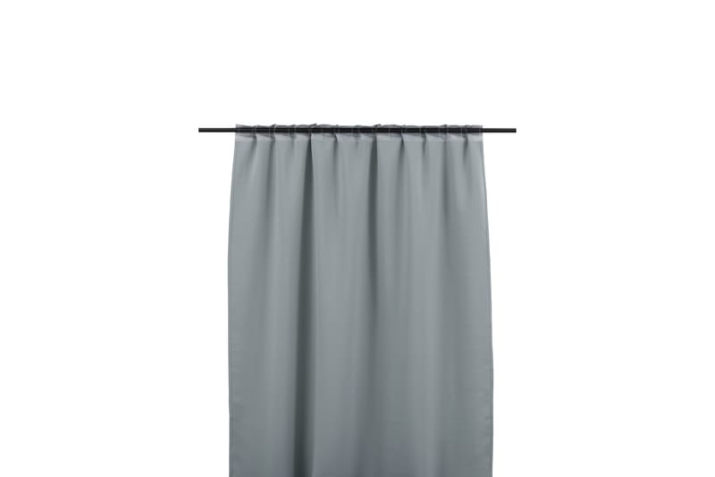 Verho Evelyn 135x240 cm - Vaaleanharmaa - Kodintekstiilit & matot - Verhot - Sivuverho - Verho nauhakujalla