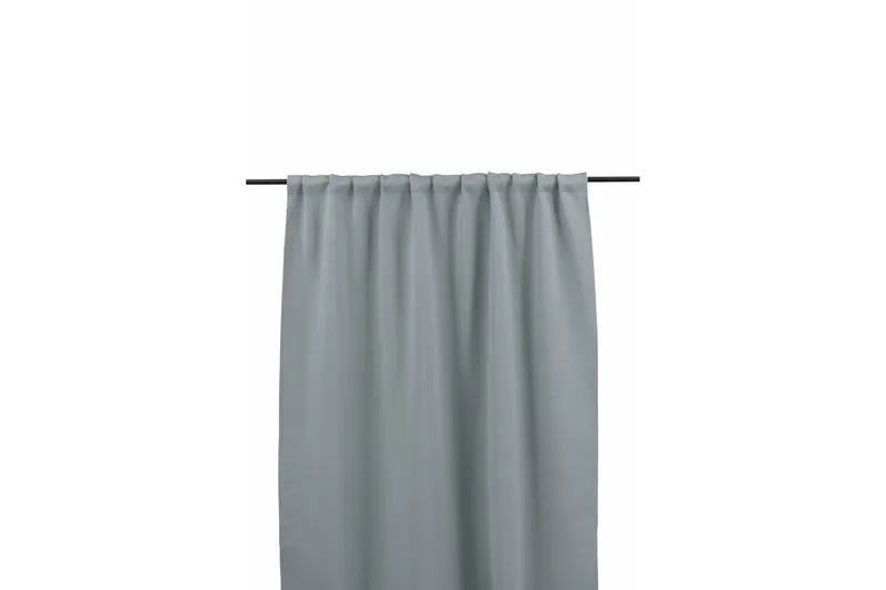 Verho Evelyn 135x240 cm - Vaaleanharmaa - Kodintekstiilit & matot - Verhot - Sivuverho - Verho nauhakujalla