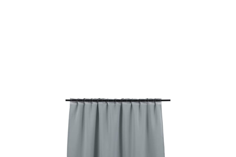 Verho Evelyn 135x240 cm - Vaaleanharmaa - Kodintekstiilit & matot - Verhot - Sivuverho - Verho nauhakujalla