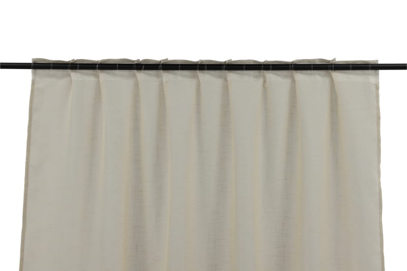 Verho Kaya 140x290 cm - Beige - Kodintekstiilit & matot - Verhot
 - Sivuverho - Verho nauhakujalla