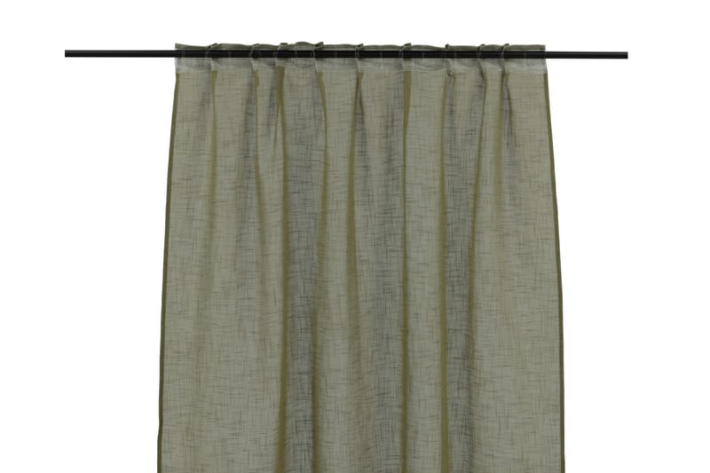 Verho Kaya 140x290 cm - Vihreä - Kodintekstiilit & matot - Verhot
 - Sivuverho - Verho nauhakujalla