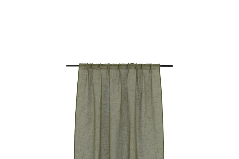 Verho Kaya 140x290 cm - Vihreä - Kodintekstiilit & matot - Verhot - Sivuverho - Verho nauhakujalla