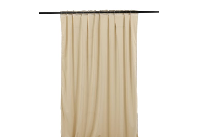 Verho Mary 135x250 cm - Beige - Kodintekstiilit & matot - Verhot
 - Sivuverho - Verho nauhakujalla