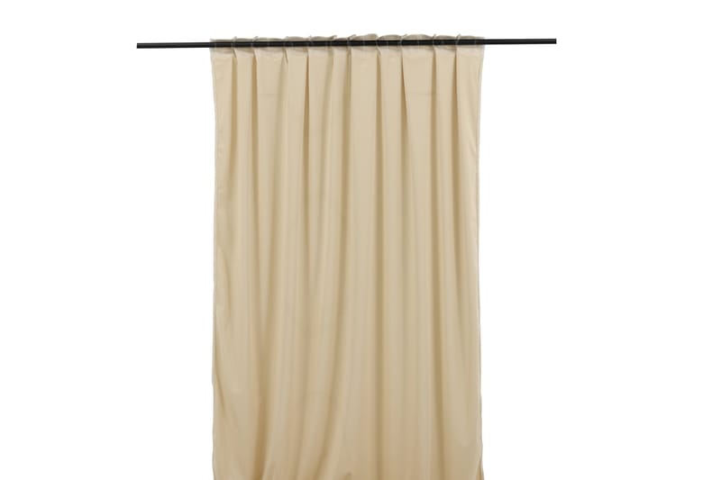 Verho Mary 135x250 cm - Beige - Kodintekstiilit & matot - Verhot - Sivuverho - Verho nauhakujalla