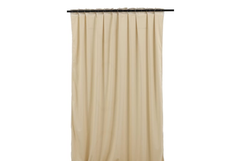 Verho Mary 135x250 cm - Beige - Kodintekstiilit & matot - Verhot - Sivuverho - Verho nauhakujalla