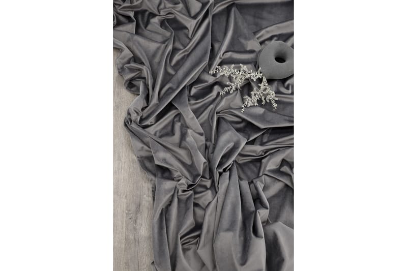 Verho Mary 135x250 cm - Harmaa - Kodintekstiilit & matot - Verhot - Sivuverho - Verho nauhakujalla