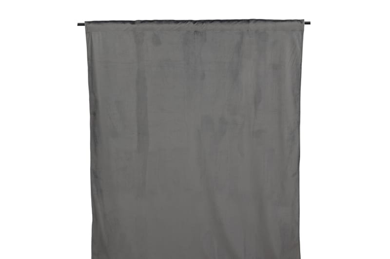 Verho Mary 135x250 cm - Harmaa - Kodintekstiilit & matot - Verhot - Sivuverho - Verho nauhakujalla
