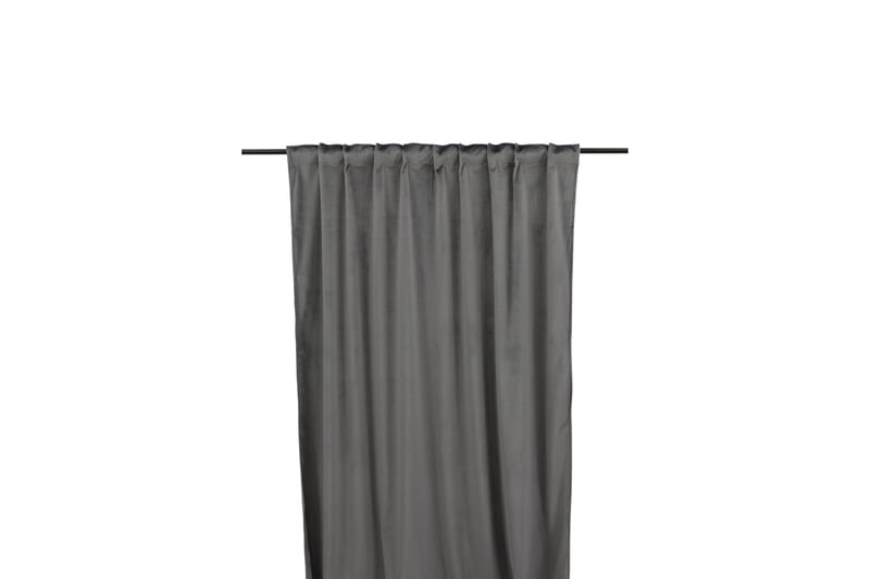 Verho Mary 135x250 cm - Harmaa - Kodintekstiilit & matot - Verhot - Sivuverho - Verho nauhakujalla