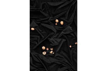 Verho Mary 135x250 cm - Musta - Kodintekstiilit & matot - Verhot
 - Sivuverho - Verho nauhakujalla