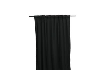 Verho Mary 135x250 cm - Musta - Kodintekstiilit & matot - Verhot
 - Sivuverho - Verho nauhakujalla