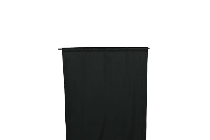 Verho Mary 135x250 cm - Musta - Kodintekstiilit & matot - Verhot - Sivuverho - Verho nauhakujalla