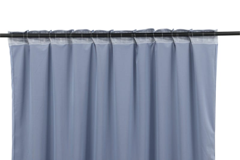 Verho Mary 135x250 cm - Sininen - Kodintekstiilit & matot - Verhot - Sivuverho - Verho nauhakujalla