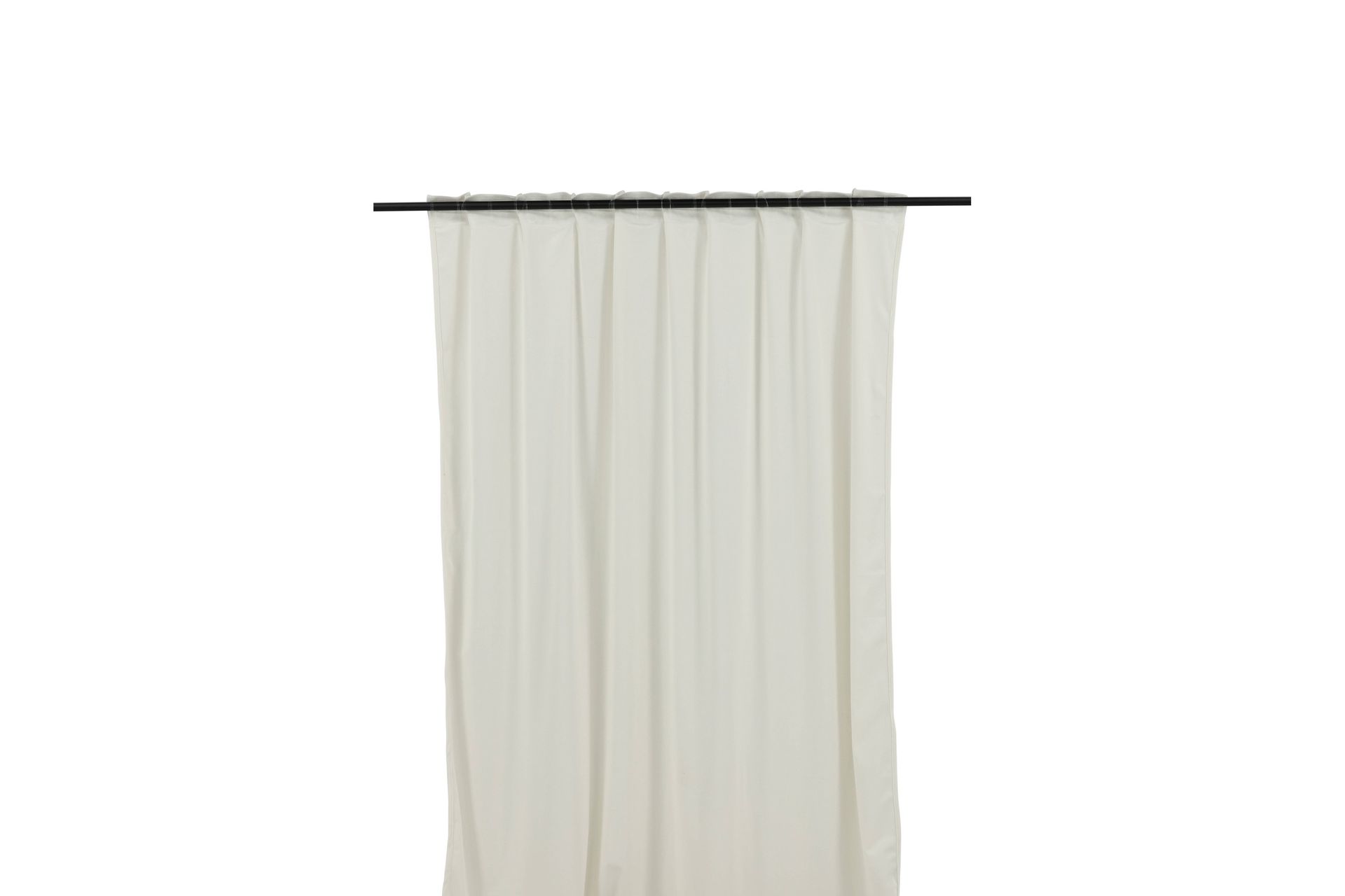 Verho Mary 135x250 cm - Valkoinen - Kodintekstiilit & matot - Verhot
 - Sivuverho - Verho nauhakujalla