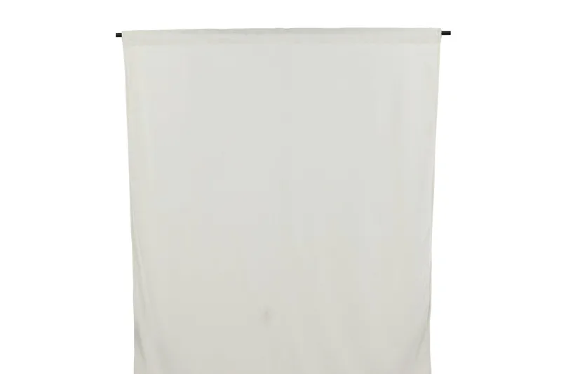 Verho Mary 135x250 cm - Valkoinen - Kodintekstiilit & matot - Verhot - Sivuverho - Verho nauhakujalla