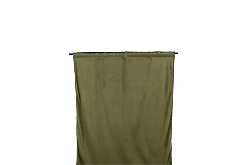 Verho Mary 135x250 cm - Vihreä - Kodintekstiilit & matot - Verhot - Sivuverho - Verho nauhakujalla