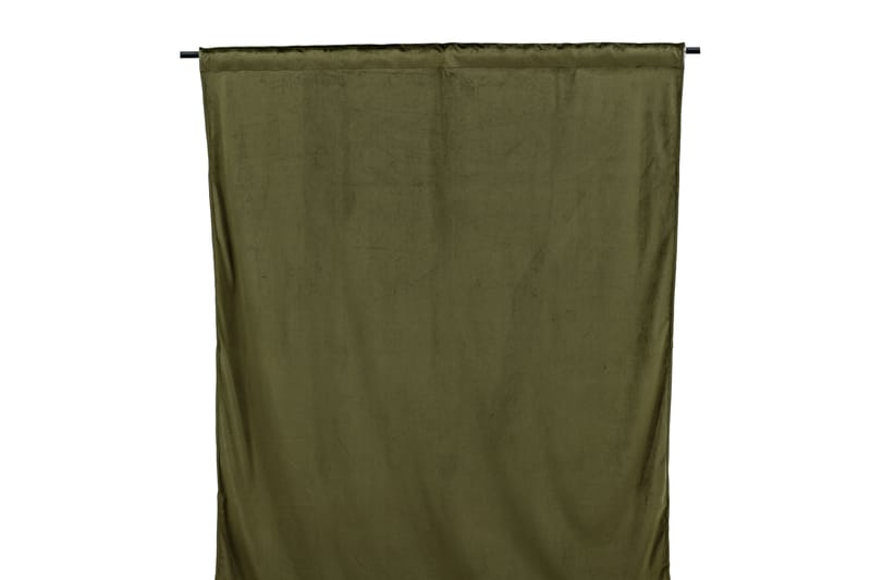Verho Mary 135x250 cm - Vihreä - Kodintekstiilit & matot - Verhot
 - Sivuverho - Verho nauhakujalla