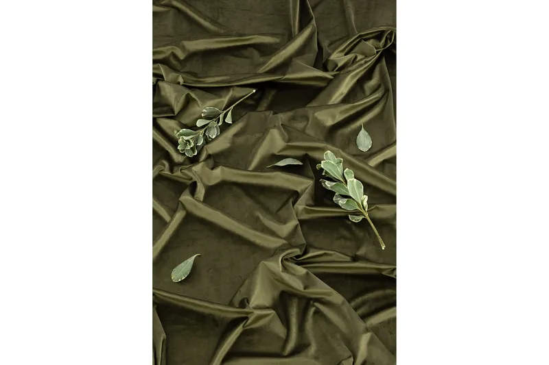 Verho Mary 135x250 cm - Vihreä - Kodintekstiilit & matot - Verhot - Sivuverho - Verho nauhakujalla