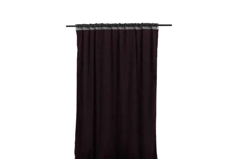 Verho Mary 135x250 cm - Violetti - Kodintekstiilit & matot - Verhot - Sivuverho - Verho nauhakujalla