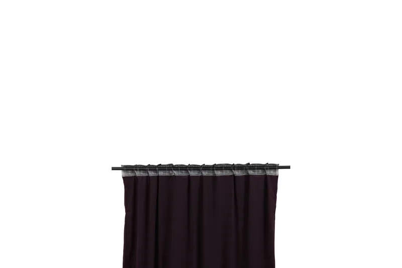 Verho Mary 135x250 cm - Violetti - Kodintekstiilit & matot - Verhot - Sivuverho - Verho nauhakujalla