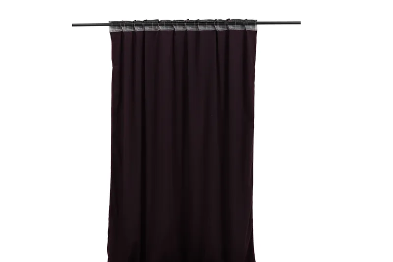 Verho Mary 135x250 cm - Violetti - Kodintekstiilit & matot - Verhot - Sivuverho - Verho nauhakujalla