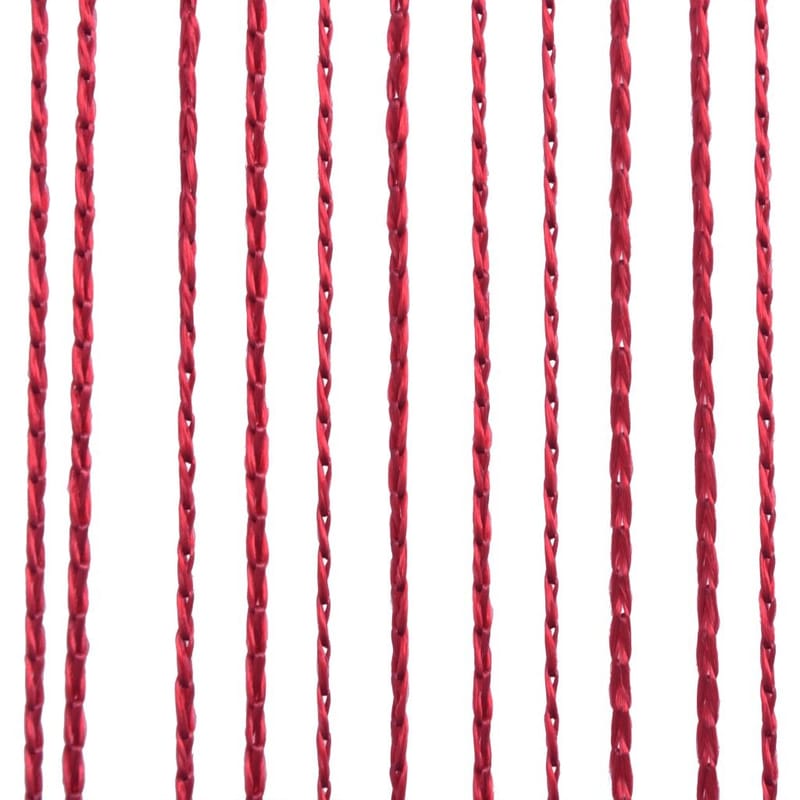 String-verhot 2 kpl 100x250 cm Viininpunainen - Punainen - Pimennysverhot - Verhot