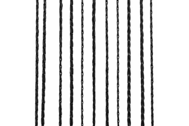 String-verhot 2 kpl 140x250 cm Musta - Musta - Pimennysverhot - Verhot