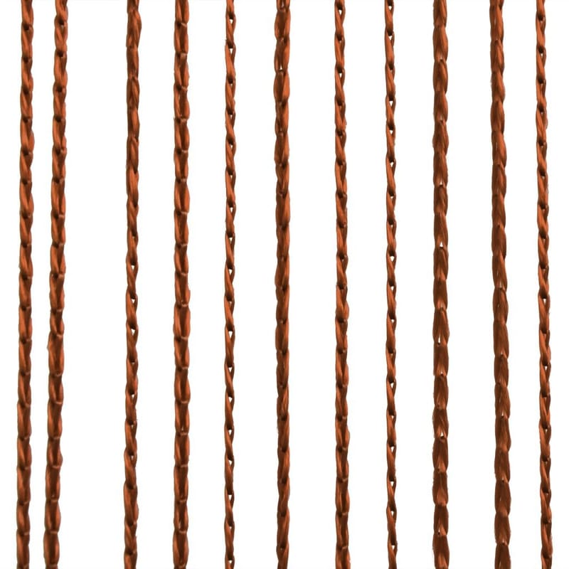 String-verhot 2 kpl 140x250 cm Ruskea - Ruskea - Kodintekstiilit & matot - Verhot
 - Pimennysverhot