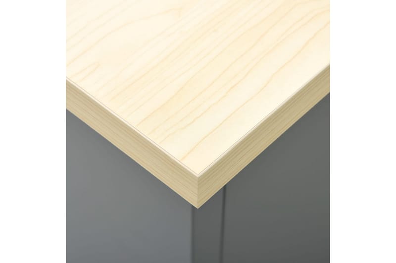 Työtaso musta 160x60x85 cm teräs - Musta - Kodintekstiilit & matot - Verhot