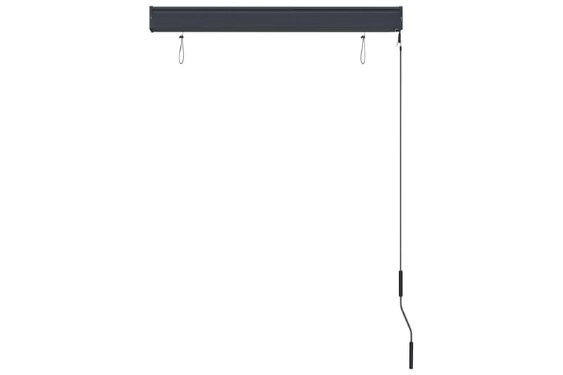 Ulkorullaverho 100x250 cm sininen ja valkoinen - Sininen - Kodintekstiilit & matot - Verhot