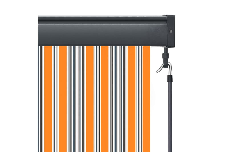 Ulkorullaverho 120x250 cm keltainen ja sininen - Keltainen - Kodintekstiilit & matot - Verhot