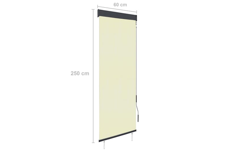 Ulkorullaverho 60x250 cm kerma - Kerma - Kodintekstiilit & matot - Verhot